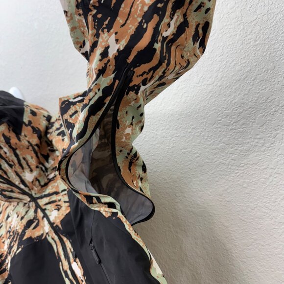 The North Face Verbier GTX Almond Butter Camo Winter Jacket Coat Womens XL NEW - Picture 5 of 12